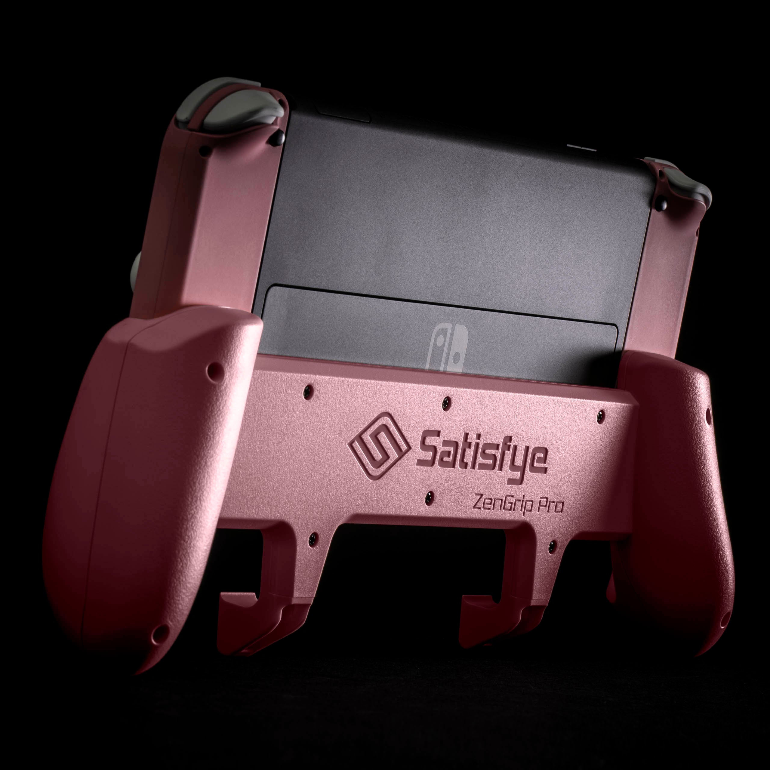 switchライト　ピンク　satisfye switch lite用グリップ付 ZenGrip Pro Pynkalicious Edition – Satisfye